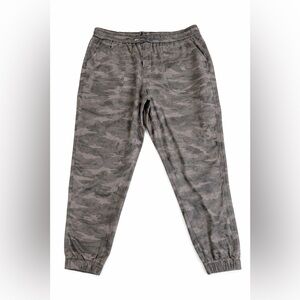 Gray Camo Casual Pants